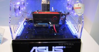 ASUS demonstrates low-radiation motherboard at CeBIT 2010