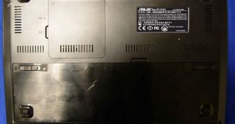 Back cover of ASUS Eee PC S101