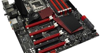 ASUS Rampage III Extreme Poses for the Camera