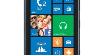 AT&T Nokia Lumia 820 (front)