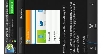 AT&T publishes device help app for BlackBerry Z10
