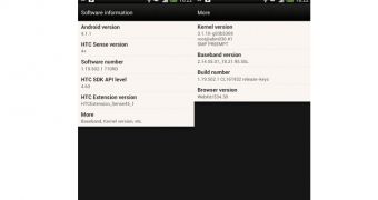 HTC One X+ About phone (screenshots)