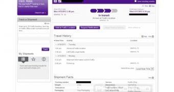 FedEx tracking document
