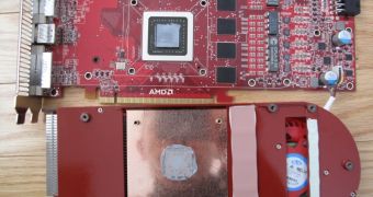 Radeon HD 4890 stripped down of its cooling solution