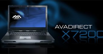 AVADirect Clevo X7200 Gaming Laptop Has Two GTX 480M Cards