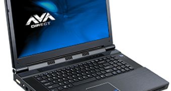 AVADirect Clevo X7200 desktop replacement notebook