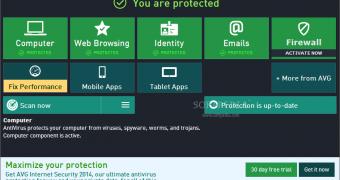 AVG Free Antivirus 2014 received a new update this morning