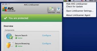 AVG LinkScanner screenshot