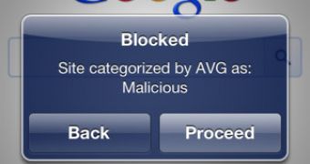 AVG Safe Browser screenshot