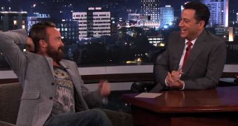 Aaron Paul teases Kimmel about “Breaking Bad” series finale