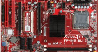 Abit's Fatal1ty FP-IN9 SLI is one of the company's most successful products