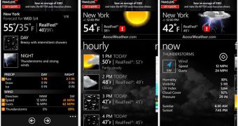 Accuweather for Windows Phone 7
