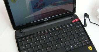 Acer unveils 11.6-inch AMD Congo-powered Ferrari One netbook