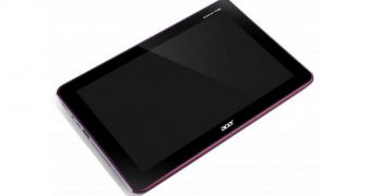 An Acer Iconia tablet
