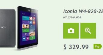 Acer Iconia W4 might come in December after all