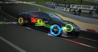 The Acura NSX Concept in GT5