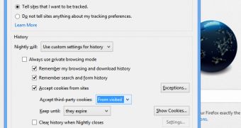 Firefox 22 Nightly already blocks third-party cookies by default