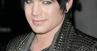 Adam Lambert at the Los Angeles premiere of doomsday film “2012”