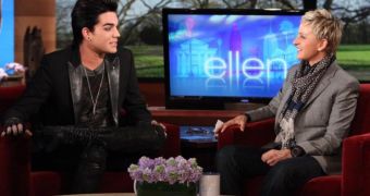 Adam Lambert sits down with Ellen DeGeneres for an interview
