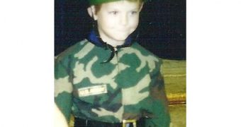 Adam Lanza is pictured as a child, in a Halloween getup
