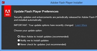 Flash Player can be configured to update automatically