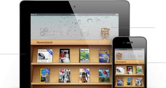 Apple iOS 5 Newsstand marketing material