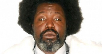 Mugshot of rapper Afroman after he punched female fan on stage