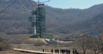 One of North Korea's rocket launch sites