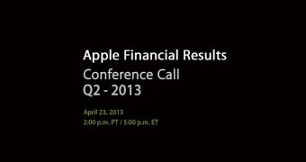 FY 13 Second Quarter Results Conference Call banner