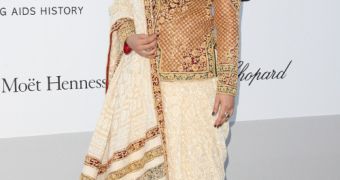 Aishwarya Rai at the AmfAR gala in Cannes, 2012