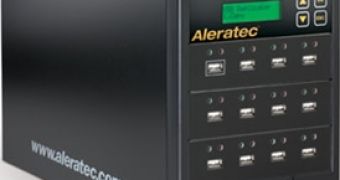 The Aleratec 1:11 USB Copy Tower SA