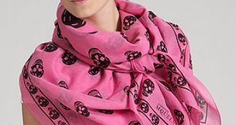 Sales of the iconic skull-printed scarf and other accessories from Alexander McQueen go through the roof