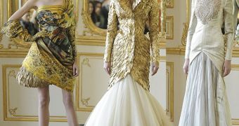 Alexander McQueen’s latest and last collection is shown at Paris Fashion Week