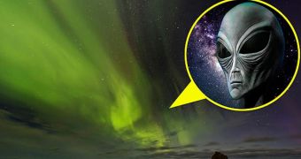 A photographer was snapping shots of the Iceland sky when he came across a strange image of an alien