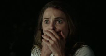 Keri Russell in a still from the brand new trailer for “Dark Skies”