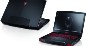 Alienware m17x gaming laptop has two GeForce GTX280M GPUs