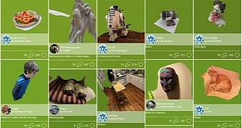 123D Catch Web App scan examples