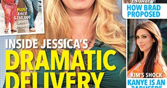 Mag offers all details on Jessica Simpson's delivery before it even happened