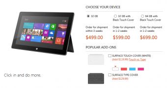 All Microsoft Surface Tablets Sold Out in the US
