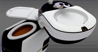 Multifunctional Home Core toilet, designed by Dang Jingwei, recycles the water owners use to wash their hands, reusing it to flushing the pot