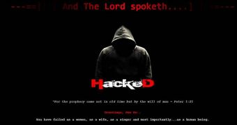 Website defaced by the hacker known as The Messiah