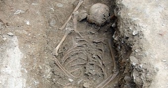 Archeologists in Italy find the remains of a 13-year-old laid to rest with her face down