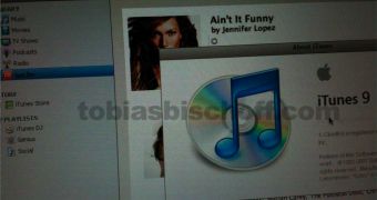 Alleged leaked iTunes 9 screenshot