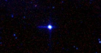 Telescope image showing the Alpha Centauri binary star system