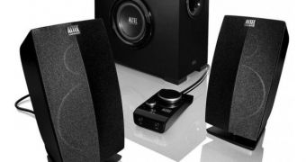 The Altec Lansing VS2721 audio system