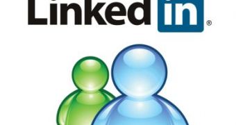 Windows Live connected to LinkedIn