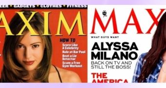 Alyssa Milano on Maxim Magazine Cover at 25 and 40 Years Old