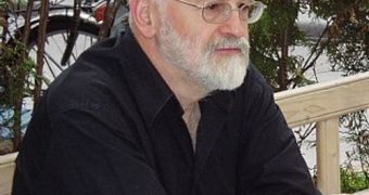 Terry Pratchett, the author of the increadible "Discworld" fantasy series