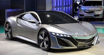 Acura NSX eco-friendly supercar, unveiled during the 2012 Detroit Auto Show will be manufactured in Ohio