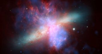 M82 galaxy